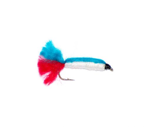 Blue Red & White Baby Doll Lure