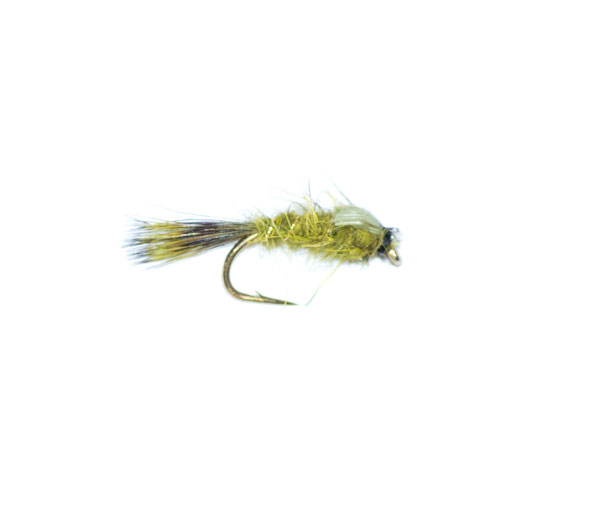 Hares Ear Olive traditional nymph from guys at fish fishing flies