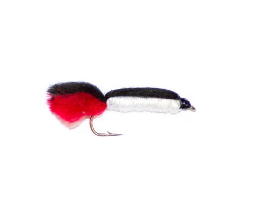 Black Red & White Baby Doll Lure