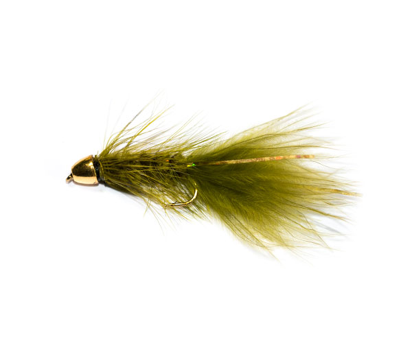 Olive Flash Gold Bullet Head, part of Bullet Head Range from Fish ...