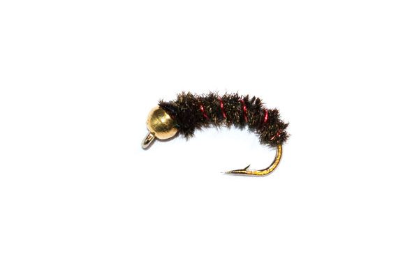 trout fishing flies Glister Bug Black