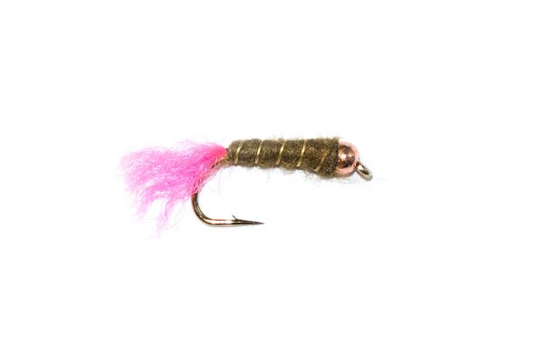 Fishing Flies Copperknob Fluorescent Tail