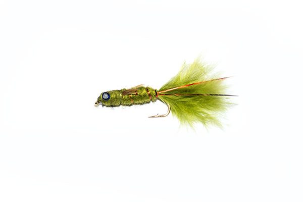 Red Flash Damsel Nymph trout fly