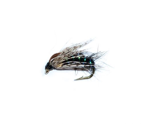 fishing flies Black Holy Grail Nymph Gold Nugget