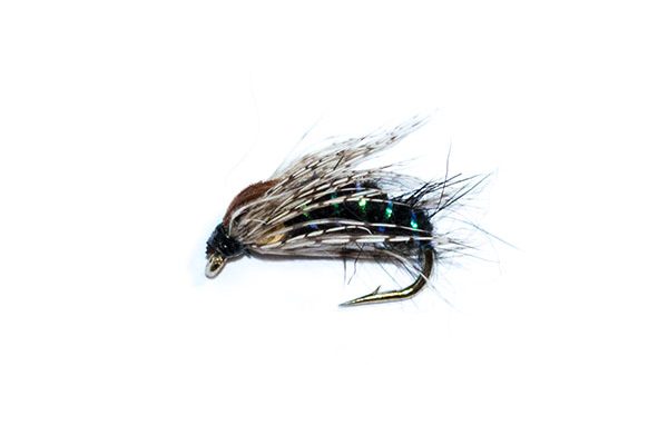 fishing flies Black Holy Grail Nymph Gold Nugget