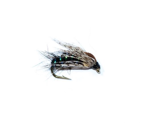 fishing flies Black Holy Grail Nymph Gold Nugget