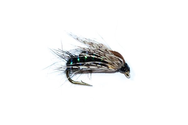 fishing flies Black Holy Grail Nymph Gold Nugget