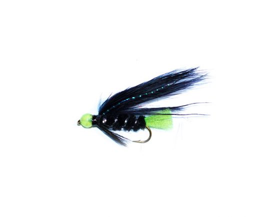 viva green hot head lure fishing flies