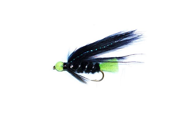 viva green hot head lure fishing flies