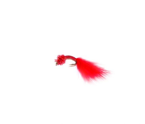 Red Fritz Marabou Blood Worm - Image 2