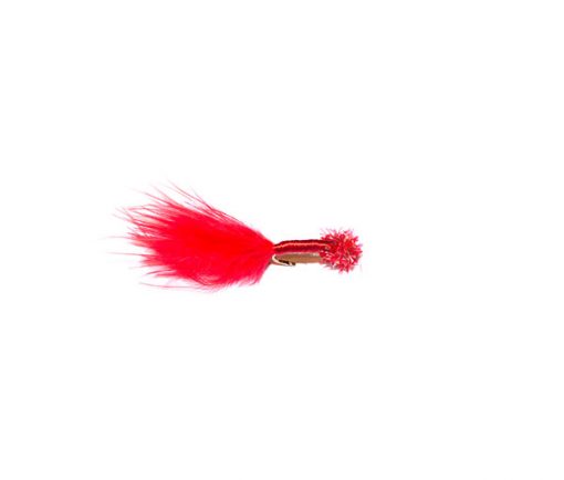 Red Fritz Marabou Blood Worm - Image 4