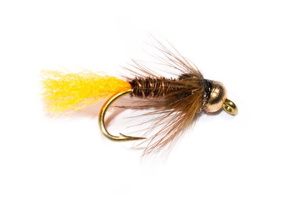 Fish Fishing Flies, Goldhead Orange Tag Pheasant Tail Nymph