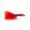 Fish Fishing Flies Quality Goldhead Red Ribbed Bloodworm Marabou