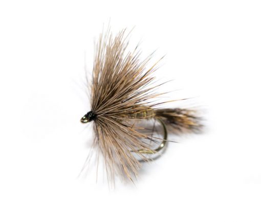 Hares Ear Hackle Gold Rib Dry Fly - Image 2