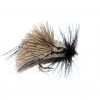 Fish Fishing Flies Brand, Natural Goddard Caddis Black Hackle Hopper