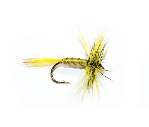 Yellow Dun Mayfly Dry Flies from Fish Fishing Flies.