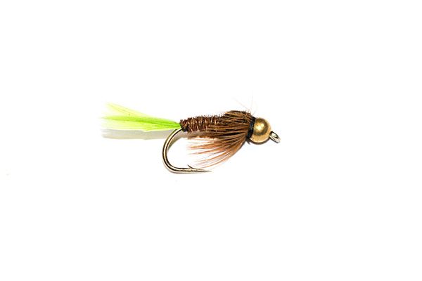 Quality Fishng Flies from Fish Fishing Flies brings you the Pheasant Tail Nymph Goldhead Green Tail