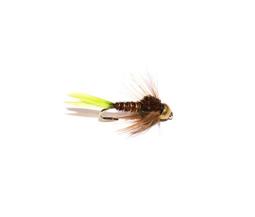 Pheasant Tail Nymph Goldhead Green Tail - Image 4