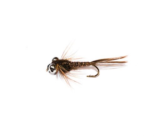 Pheasant Tail Nymph Silver Bead Chain Eyes - Image 2