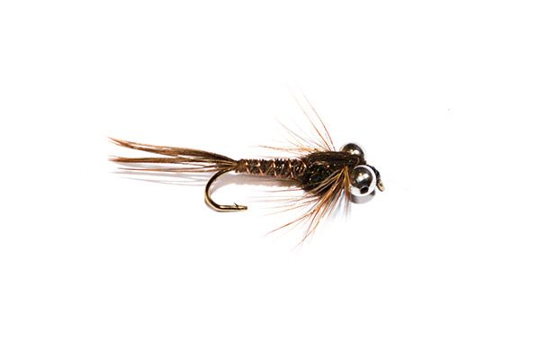 Fish Fishing Flies UK pheasant tail nymph silver bead chain eyes t