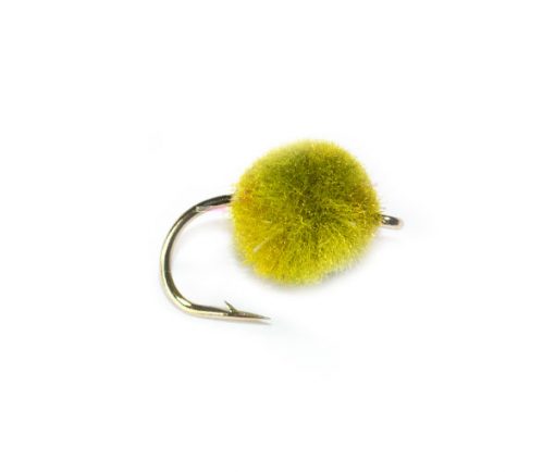 Trout Fishing Flies, Olive Crystal Egg