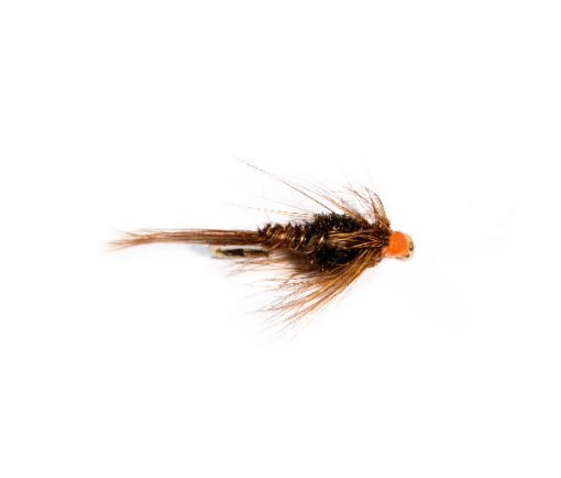 Pheasant Tail Nymph Orange Head Weighted