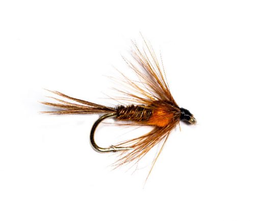 Pheasant Tail Orange Nymph Weighted