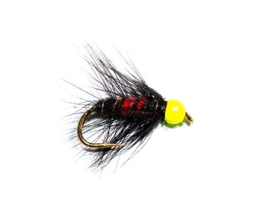 Hi Vis Green Hot Head Bibio Trout Fishing Flies Online