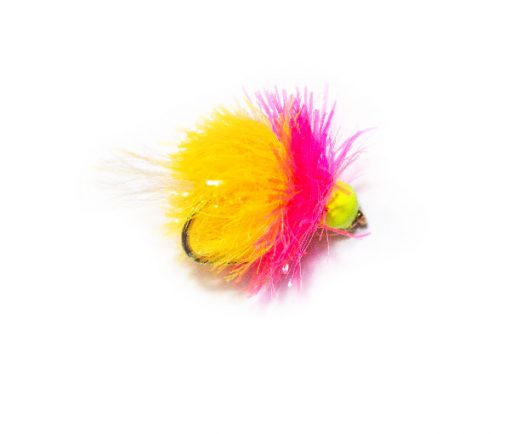 Popular Trout Fising Flies for Fishery Trout - Hi Vis Cocktail Blob Trout Fishing Flies online.