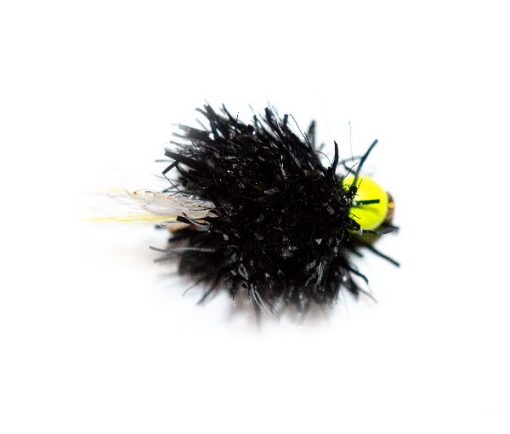 Fish Fishing Flies - Hi Vis Hothead Viva Blob Trout Fishing Flies.