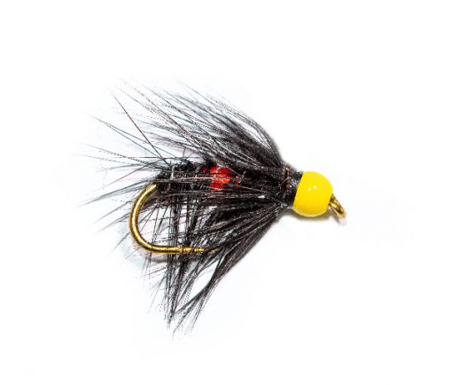 Hi Vis Yellow Hot Head Bibio Fish Fishing Flies Brand