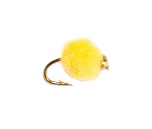 from the fly shop online at fish fishing flies, Gold Nugget Orange Crystal Egg