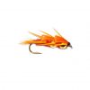 Fish Fishing Flies, Orange Creeper Twin Gold Nugget