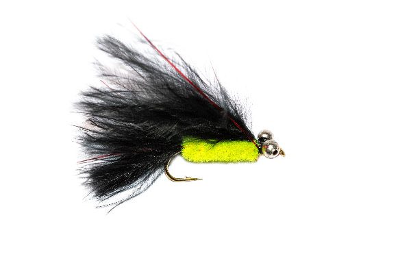 Fly Shop Online, Red Flash Bead Eyes Black Tadpole