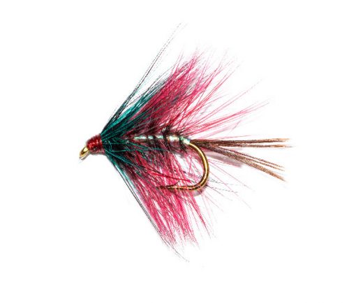 Wet Fishing Flies Claret & Pearl