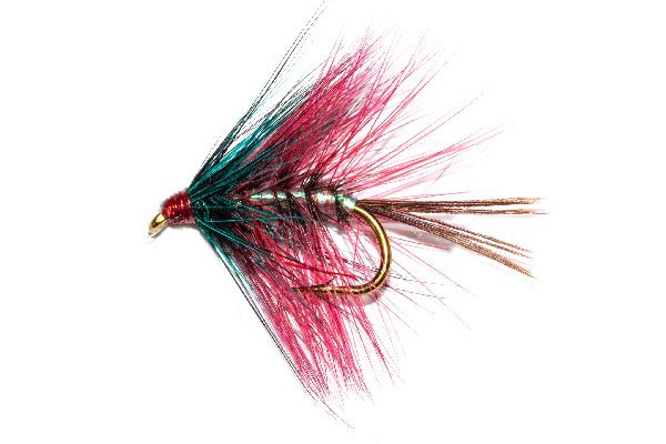 Wet Fishing Flies Claret & Pearl