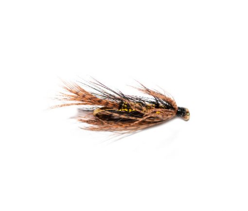 Fish Fishing Flies Black and Gold Dabbler