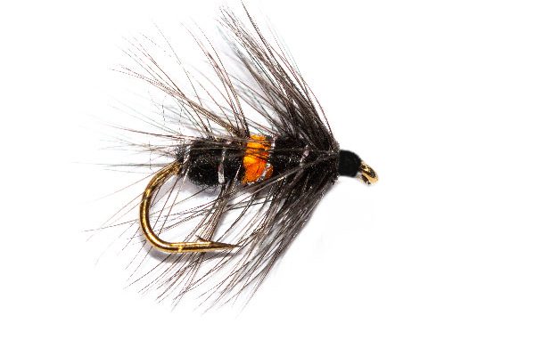 Bibio Orange Hot Spot Trout Fly