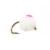 Bright White Egg Pink Eye Hotspot Flies