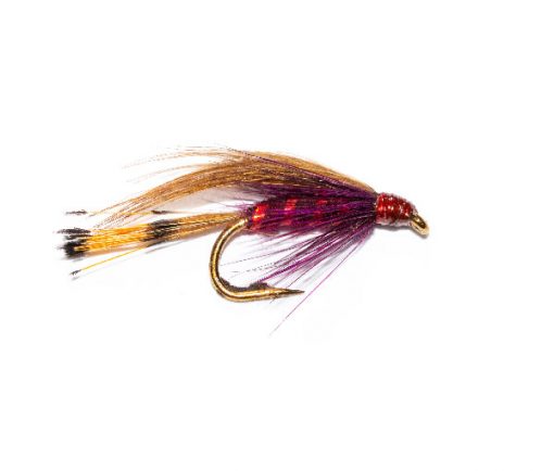 Mallard and Claret Holographic Wet Fishing Flies