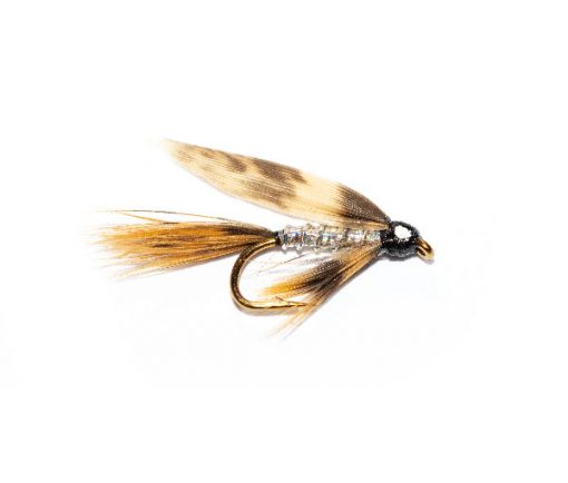 Silver March Brown Twinkle Eyes Wet Flies