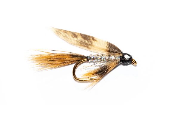 Silver March Brown Twinkle Eyes Wet Flies