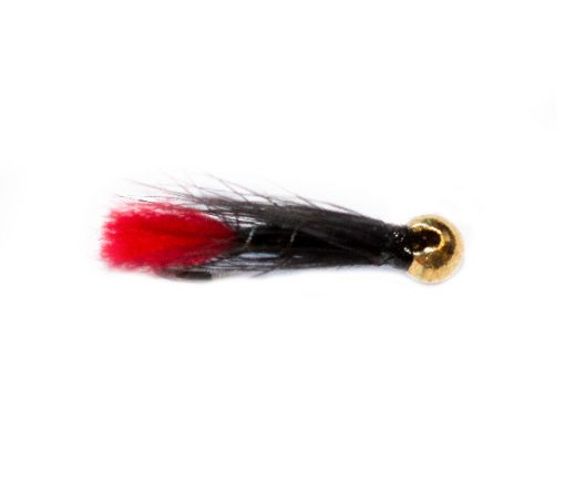 Gold Tungsten Head Black Zulu Jig Nymph - Image 2