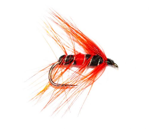 Trout Fishing Flies - Blood Water Red Bibio