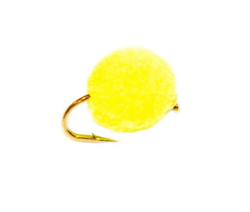 FishingFlies - Day Glow Gold Nugget Tennis Ball Egg