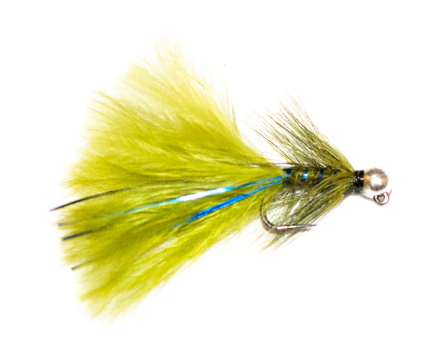 Silver Head Tungsten Blue Flash Damsel Nymph River And Fishing Flies