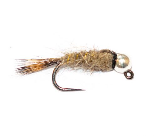 Fishing Flies, Silver Tungsten Nymph, Gold Ribbed Hares Ear