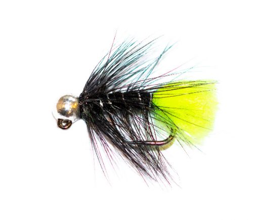 Silver Tungsten Head Black Viva Spider Nymph - Image 3