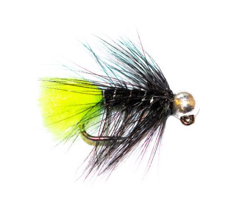 Silver Tungsten Head Black Viva Spider Nymph - Image 2