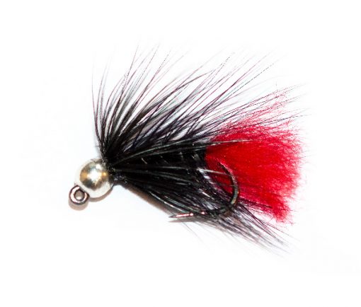 Silver Tungsten Head Black Zulu Spider Nymph - Image 3